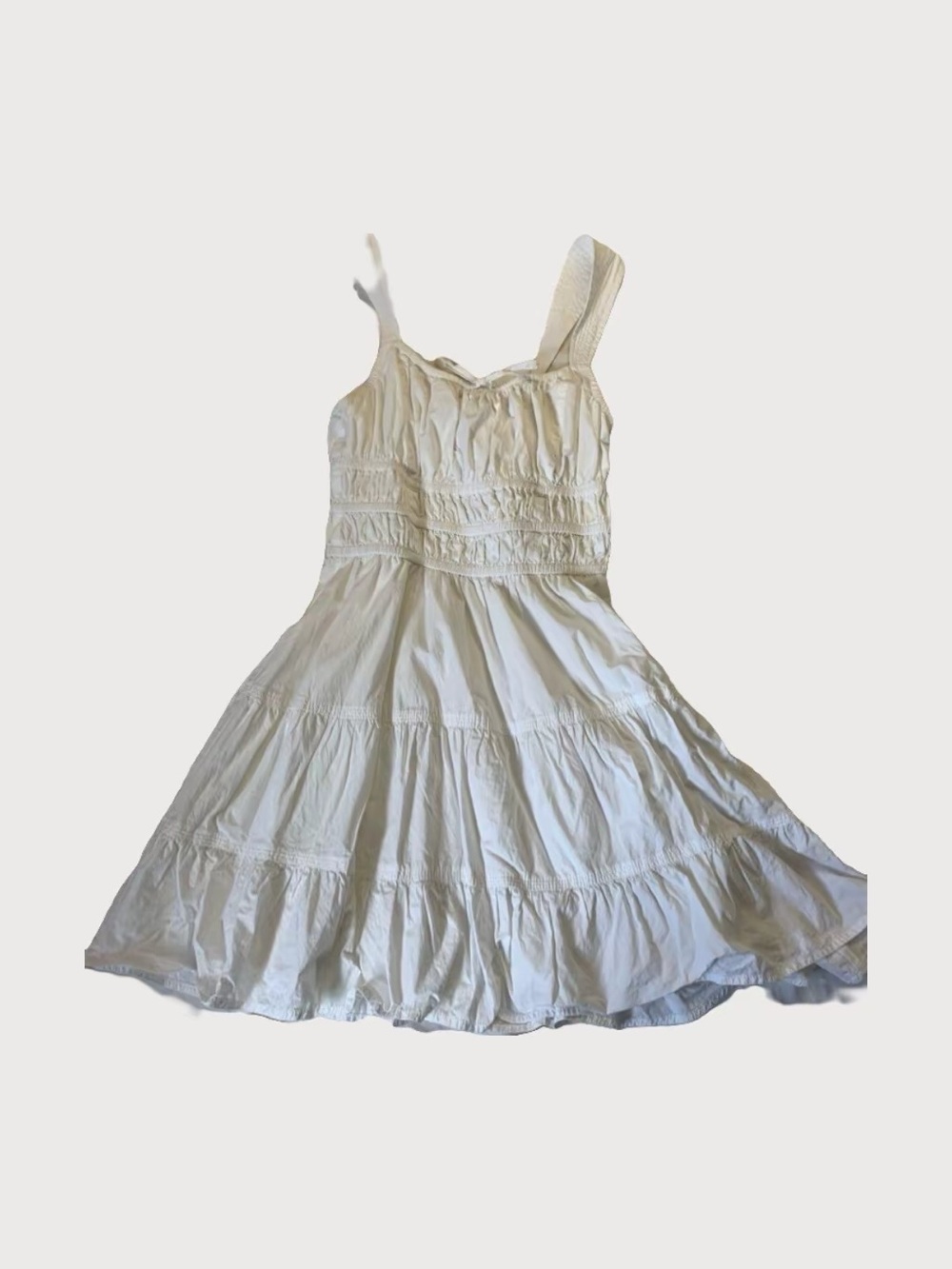 Sunday Best White Tiered Sundress